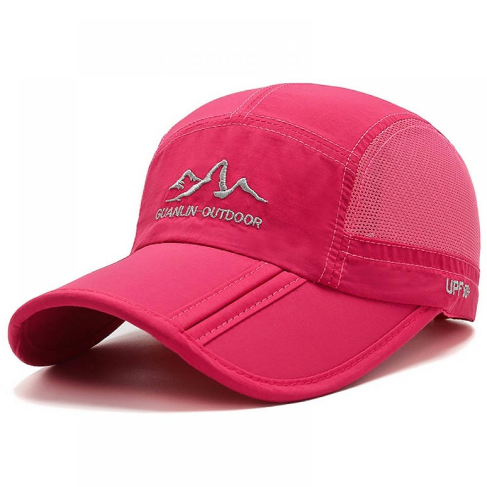 Baseball Cap Gray+pink+red Hat Sun And Rain Cap For Men Women Baseball Cap Gray+pink+red Hat Sun And Rain Cap For Men Women main image 2