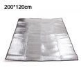 thumbnail image 1 of Foldable Ultralight Tent Footprint Reflecting Heat Thermal Sleeping Pad Insulation Foam Foil Mat Camping Mat Picnic Beach Pad 200X120CM, 1 of 8