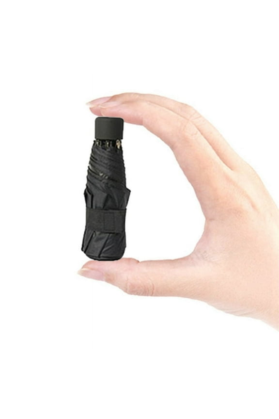 Foldable Umbrella Mini Traveling Rain Gear Rainy Day Pocket Folding Sun Umbrellas Travel Umbr,A