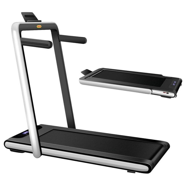 Foldable Under Desk Treadmill with Control for Walking & Jogging, Space