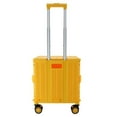 thumbnail image 1 of Foldable Utility Crate with 360 Spinner Wheels & Telescopic Handle (Orange Color), 1 of 1