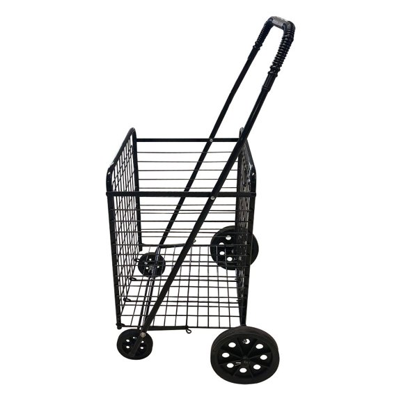Foldable Utility Grocery Laundry Shopping Cart Medium Basket 21" x 17.5" x 35.5"