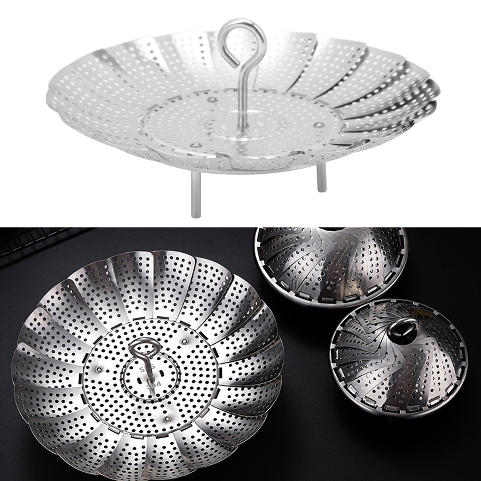 Foldable Vegetable Steam Basket,Veggie Steamer Basket For Cooking