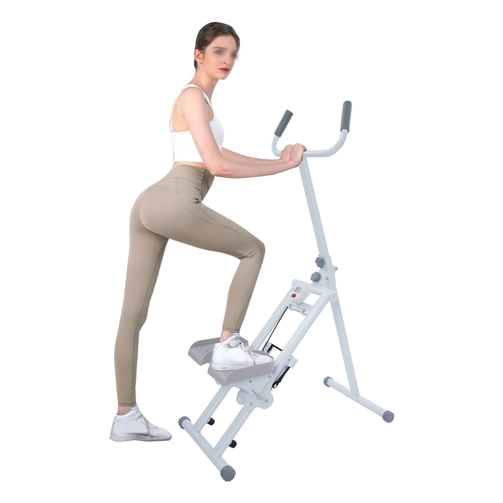 Foldable Vertical Stair Climber Machine for Full-Body Workout, Stair ...