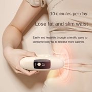 Foldable Vibration Waist Belt Cordless High-Frequency Toning Belt with 5 Modes, 5 Intensities, Smart LED Display, Rechargeable, Portable Full Body Comfort for Home & Office,Pink