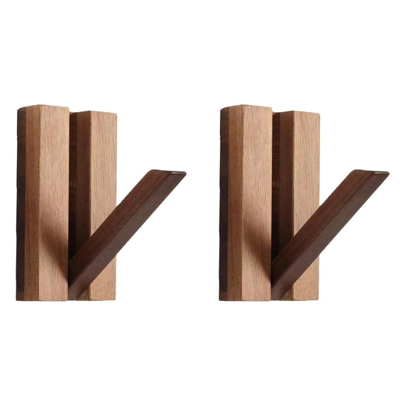 Down Foldable Wall Hook Rustic Foldable Wooden Coat HooksforJacket Saving DesignforHallway Design Wall Mounted Home Decor, 2-Pack Foldable Wood Hook, Rustic Wall Mount Coat Rack