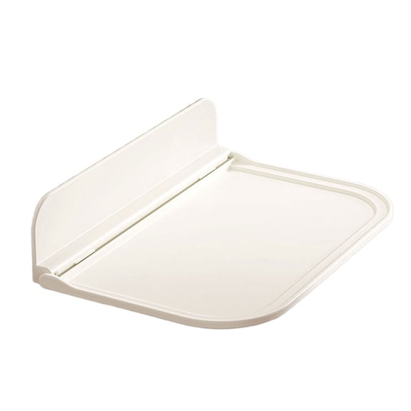 Foldable Wall Mount Shelf Heavy Duty Organizers Waterproof Surfaces Easy to Clean Foldable Shelf for Small Spaces