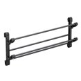 thumbnail image 1 of Foldable Wall Mounted Shoe Rack Space Saving Metal Shoe Organizer for Entryway Bathroom Closet,Black2-50x29x12cm, 1 of 4