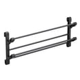 thumbnail image 1 of Foldable Wall Mounted Shoe Rack Space Saving Metal Shoe Organizer for Entryway Bathroom Closet,Black3-65x29x12cm, 1 of 5