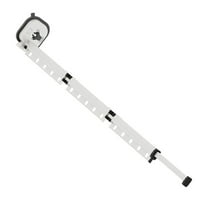 Foldable Wall-Mounted Shower Curtain Rod With Suction Cups - Space-Saving