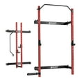 thumbnail image 1 of Foldable Wall Mounted Squat Rack,, 1000LBS Capacity Folding Power Rack with Pull Up Bar, 1 of 7