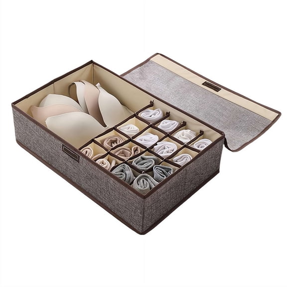 Foldable Wardrobe Storage Box Socks Organizer Underwear Clothes Storage Box Wardrobe Storage Clothes Box Space Saving Storage Box