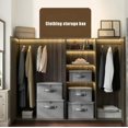 thumbnail image 1 of Foldable Washable Fabric Storage Box With Zippered Lid For Clothes And Home Organization, 1 of 7