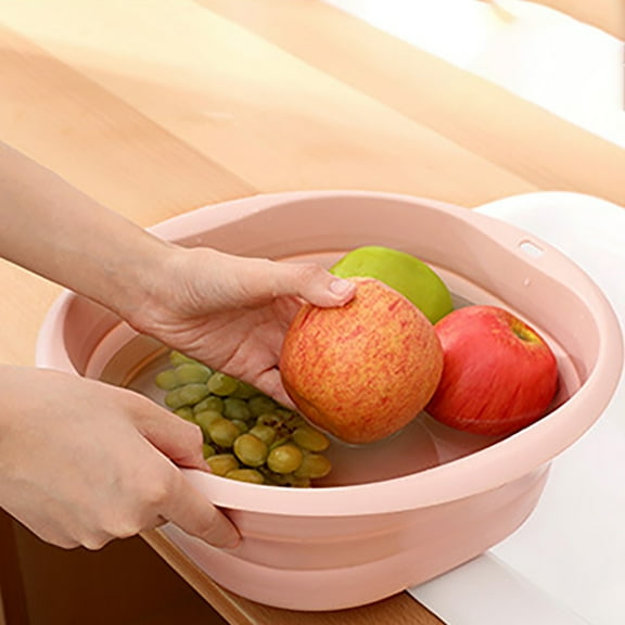 Foldable Washbasin Portable Plastic Sink for Travel,Camping,RV Space Saving Basin Dishwasher Safe,Small,Medium,Large Sizes Available