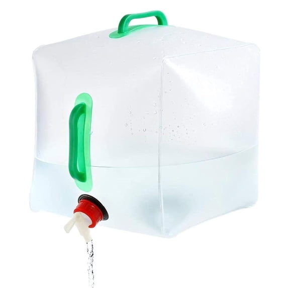 Foldable Water Container 20 L, Collapsible Camping Water Storage Bag ...