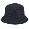 thumbnail interactive-video image 1 of Foldable Water Repellent Quilted Rain Hat - Adjustable Drawstring Bucket Cap For Women 1 of 12