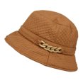 thumbnail image 2 of Foldable Water Repellent Quilted Rain Hat - Adjustable Drawstring Bucket Cap For Women 2 of 12