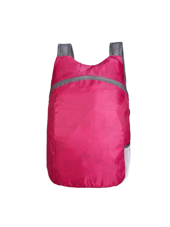 Foldable Waterproof Backpack Lightweight Ultra Portable Outdoor Daypack Durable Nylon Fashion Hiking Bag With Mesh Pocket And Portable Storage Small Bag For Travel Camping And Daily Use
