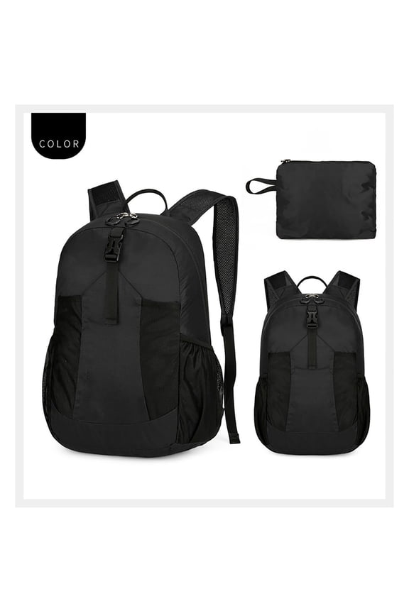 Foldable Waterproof Backpack, Ultralight 20D Nylon Material, Large Capacity for Travel or Hiking, Packs into Small Pocket