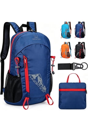 Foldable Waterproof Camping Backpack - 35L Camping Backpack for Men, Ultralight Packable Collapsible Quick Dry Daypack