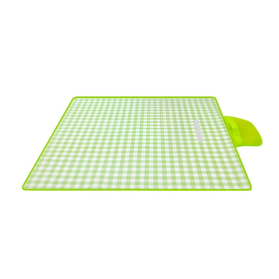Foldable Waterproof Picnic Blanket, 59.06 x 39.37 In Sandproof Beach Camping Mat With Carry Handle, Style B