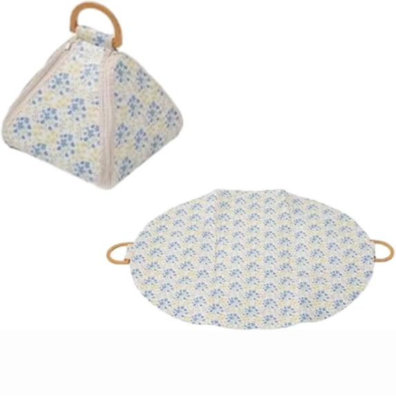 Foldable Waterproof Picnic Mat, Portable Blanket With Carry Handle, Random Pattern Floor Mat, Lightweight Outdoor Pad for Picnic, Camping and Leisure Outdoor Activities, B