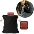 thumbnail image 1 of Foldable Waxed Canvas Foraging Belt Bag For Fruit Picking Camping Outdoor Storage Pouch, 1 of 9