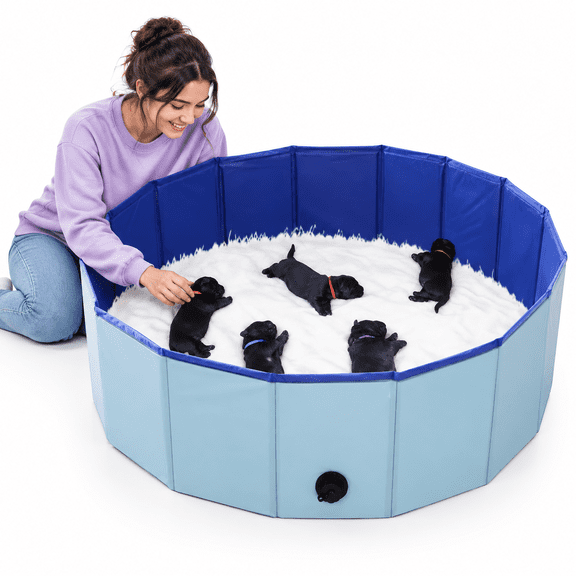 Foldable Whelping Box Dogs&puppies Easyn Noembly Pool