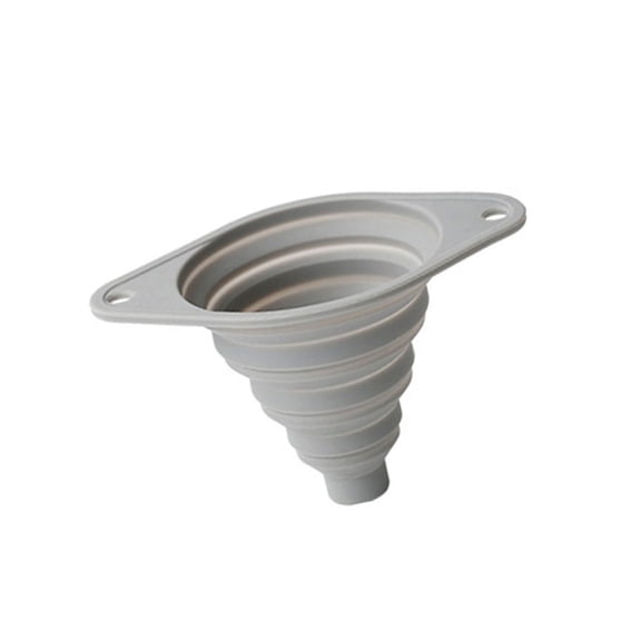 Foldable Wide Mouths Silicone Funnel Compact Storage Kitchens Gadget Safe Pouring Liquids Beverages Outdoor Cooking
