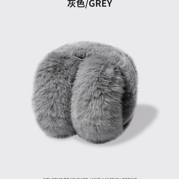 Foldable Winter Ear Muffs with Soft Ear Covers Warm Thermal Insulation for Outdoor Activities Commute(A)