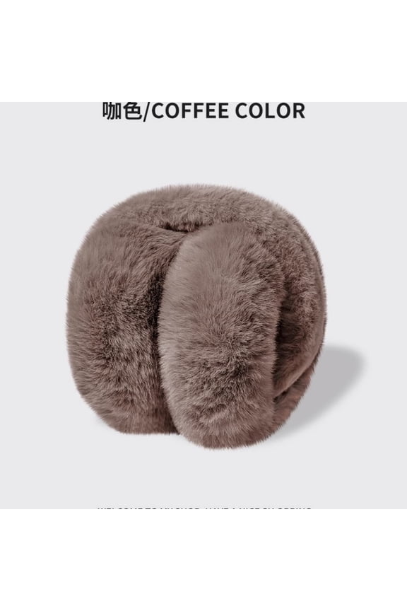 Foldable Winter Ear Muffs with Warm Fleece Lining and Adjustable Headband for Cold Weather Outdoor Activities