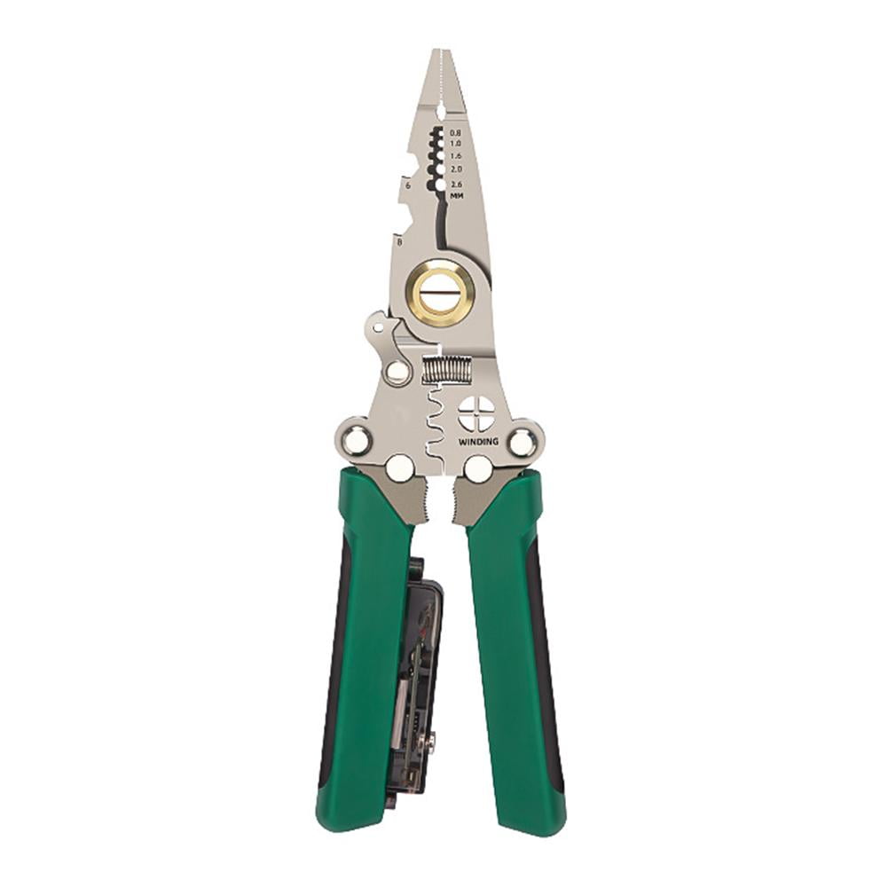 Fujiya VA Wire Stripper - For VA/VVVF & Eco Wires, 185mm Length, With Stopper, Lightweight Grip, Stripping Guide