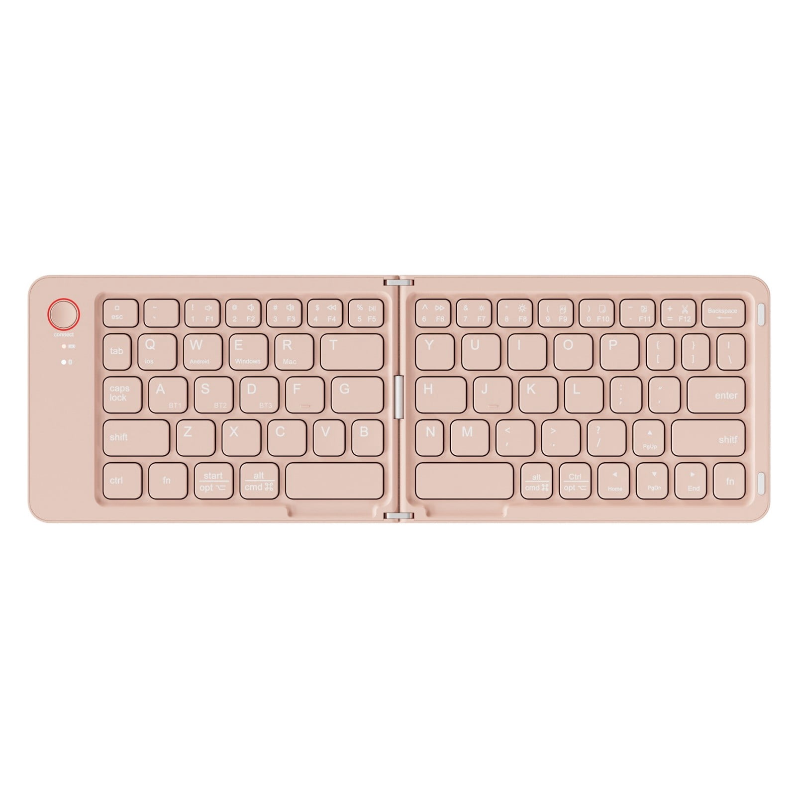 Foldable Wireless Bluetooth Keyboard, Compact Portable Mini Small Keyboard for Tablets Smartphones Laptops, Lightweight Travel Tablet Keyboards for iPad Mac Android Windows.