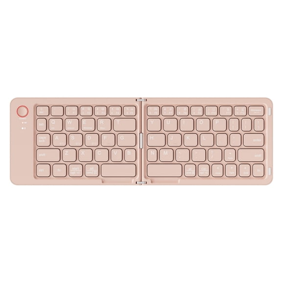 Foldable Wireless Bluetooth Keyboard, Compact Portable Mini Small Keyboard for Tablets Smartphones Laptops, Lightweight Travel Tablet Keyboards for iPad Mac Android Windows.