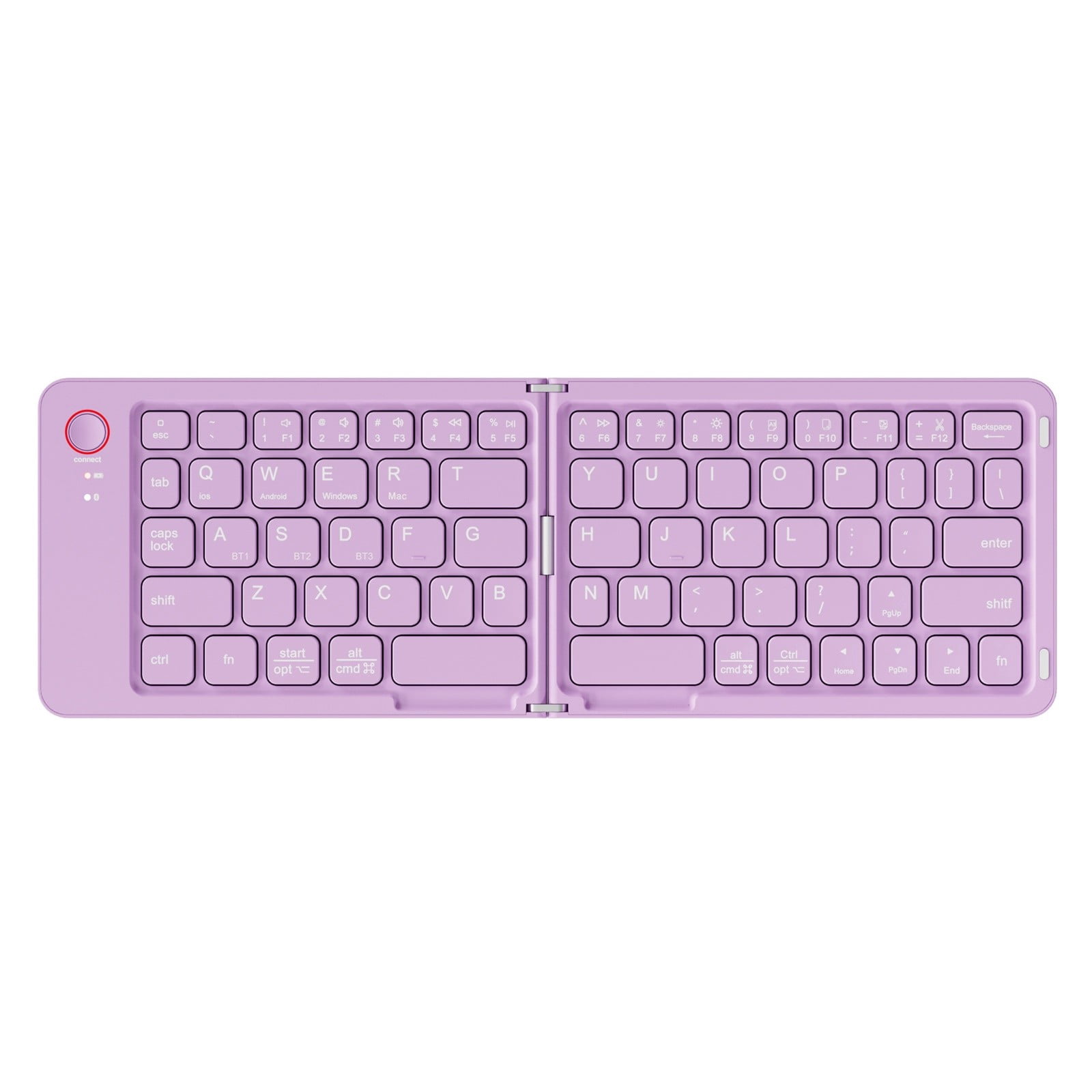Foldable Wireless Bluetooth Keyboard, Compact Portable Mini Small Keyboard for Tablets Smartphones Laptops, Lightweight Travel Tablet Keyboards for iPad Mac Android Windows.
