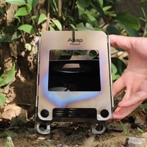 Foldable Wood Burning Stove for Outdoor Camping, Backpacking, and Picnic