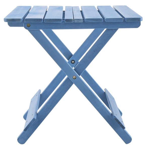 Foldable Wood Side Table | Ideal for Patio Gatherings and Backyard Chats | Made of 100% Solid Wood | Easy to Transport and Store