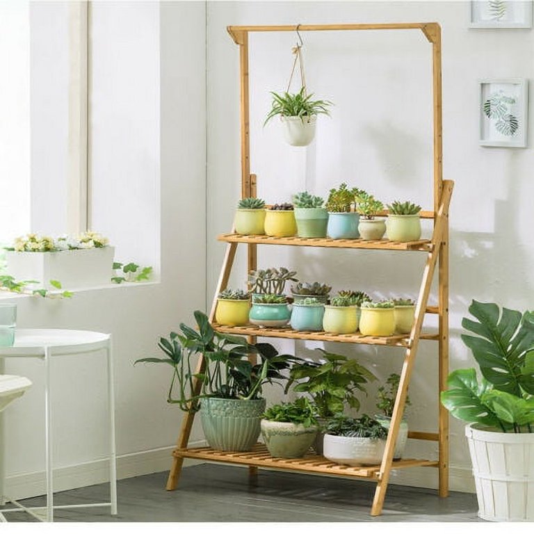 12 tier Wooden Flower Pot Stand Rack Stable Flower Pot - Temu