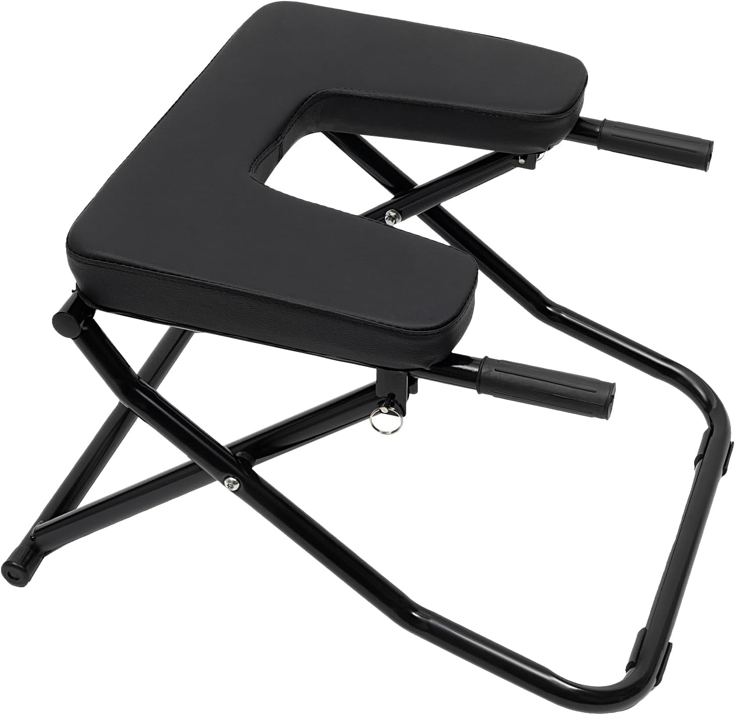 Foldable Yoga Headstand Bench, Yoga Inversion Chair PU Pads Headstand ...