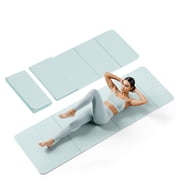 Foldable Yoga Mat, POE Fitness Mat with Non-Slip Surface, Lightweight Portable Workout Mat Exercise Mat for Studio or Home Use deal from Walmart