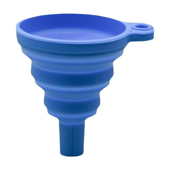 Foldable and Heat-Resistant Silicone Funnel for Kitchen and Car Use