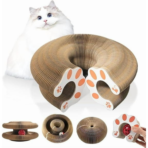 Foldable cat toys, cat scratching posts with bells, fun interactive pet scratching toys, pet supplies for indoor and outdoor use