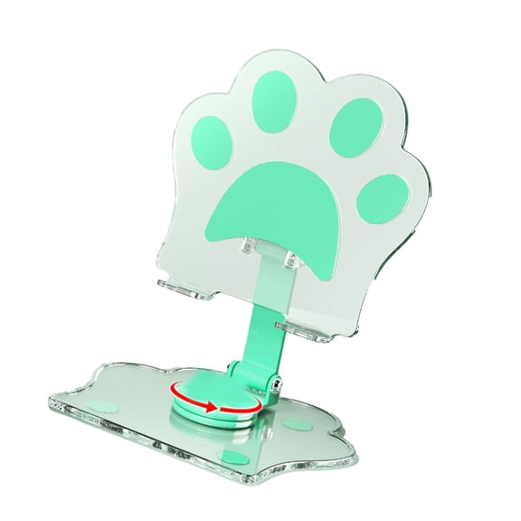 Foldable clear Tablet Holder Featuring not Slip Base Reinforced Stand for best Viewing Angles
