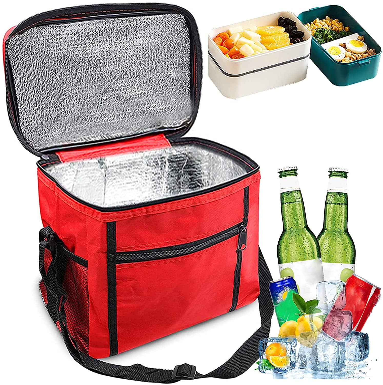 Dolegur Large Capacity Insulated Picnic Cooler Bag with