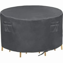 Patio Round Table Cover,Heavy Duty Waterproof ,Suitable for 4 chairs and a table set