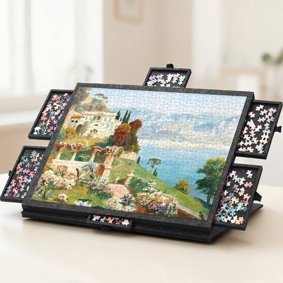 Foldaway Puzzle Board Felt Mat for Up to 1000pcs