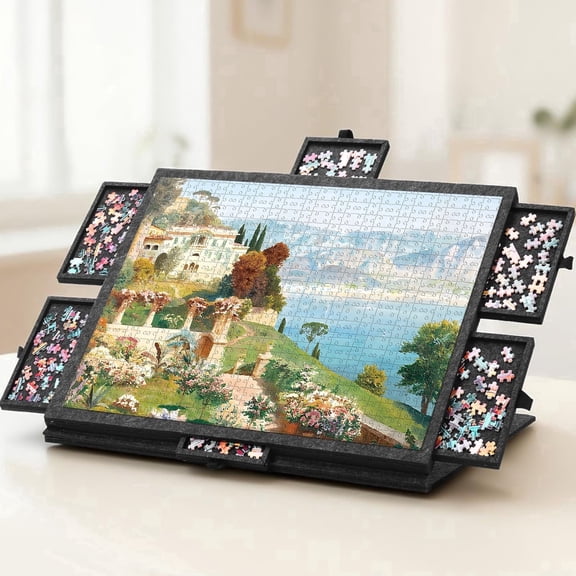 Foldaway Puzzle Board Felt Mat for Up to 1000pcs