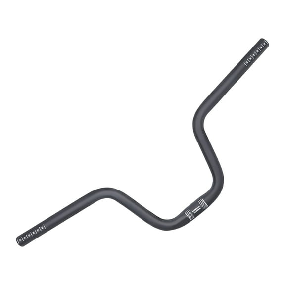 Folded Bike Handlebars Aluminum Alloys Handlebars Comfortable Grip Handlebars for Cycling Enthusiasts and Commuters
