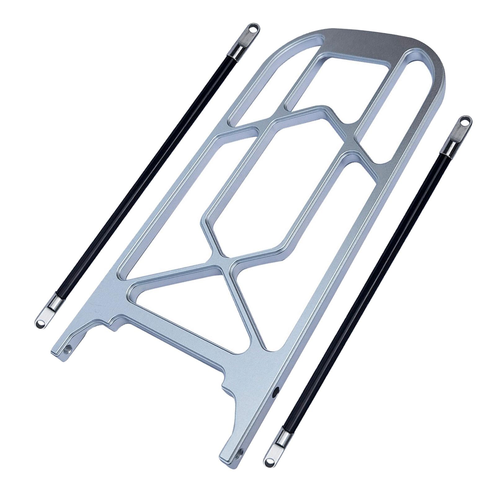 Folded Carrier Rack Rear Folding Bike Rack Carrier 55lbs Aluminum Alloy