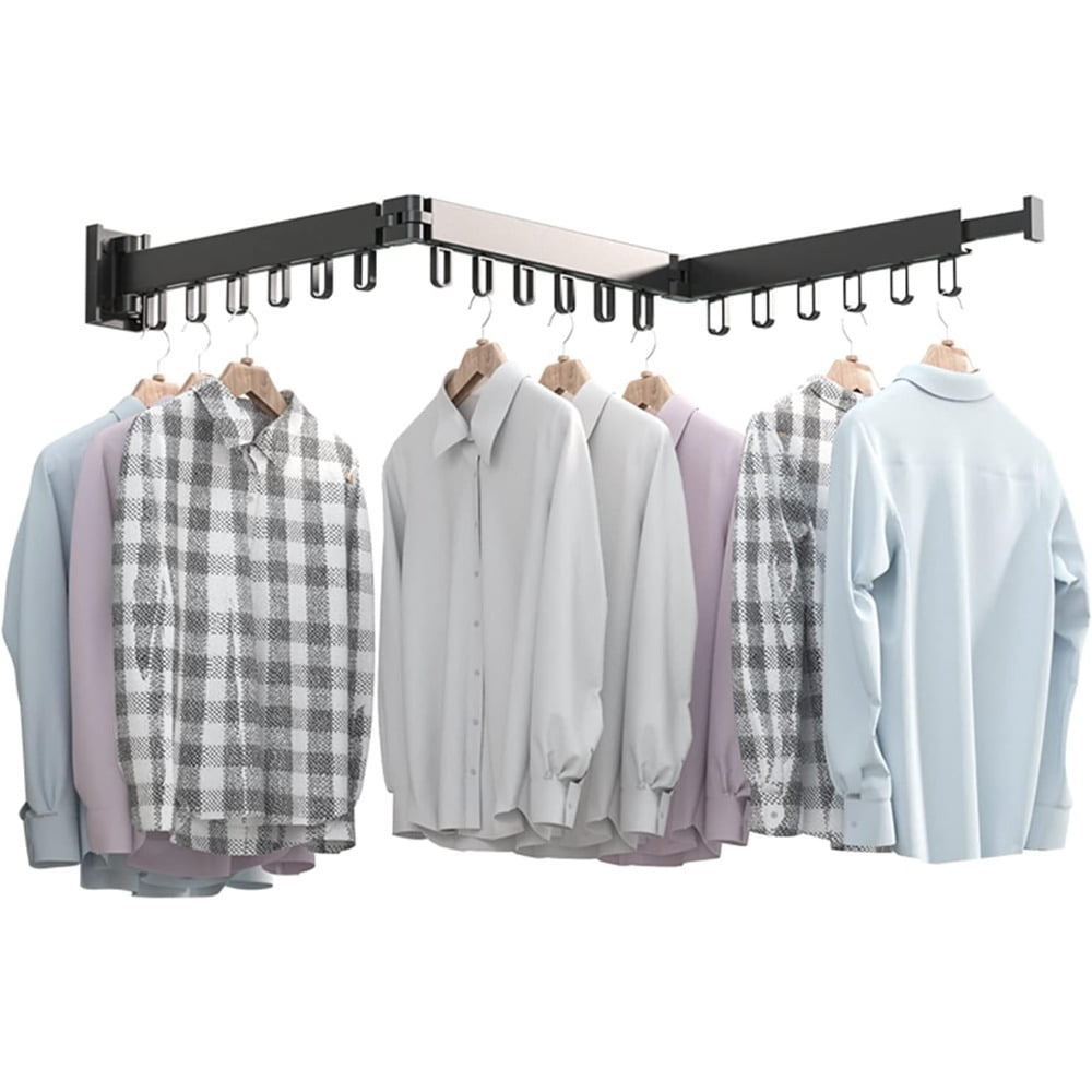 Folded Clothes Drying Rack, Laundry Drying Rack Collapsible, Tri-Fold ...